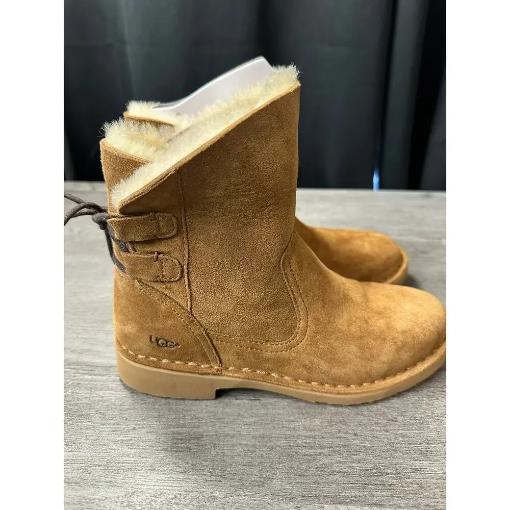 NWT UGG Naiyah Boots Chestnut Size 7